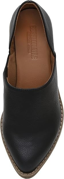 CUSHIONAIRE Women's Eddie slip on shootie Black Memory Foam Size 6M Brand New