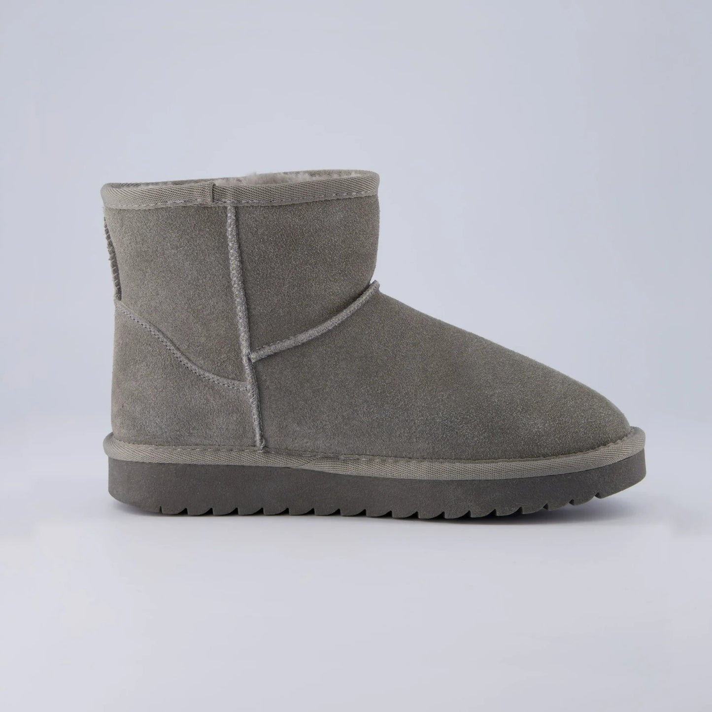 Cushionaire Hip 2 Genuine Suede Ankle Boots for Women Gray Size 8.5M Brand New!!