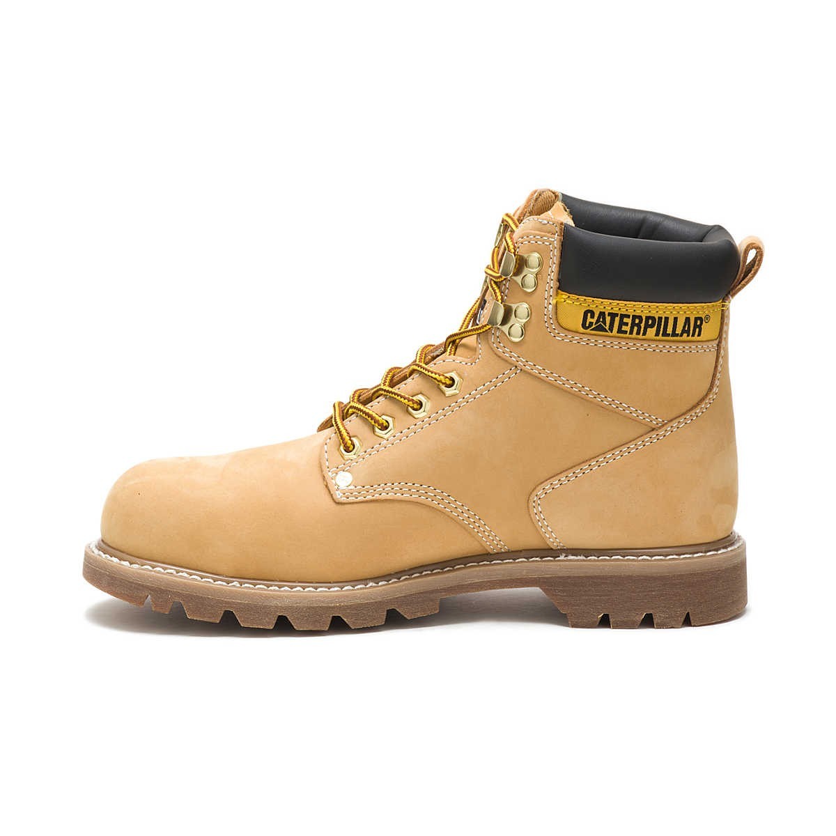 Cat Footwear Men's Second Shift Steel Toe Work Boot Honey Size 11