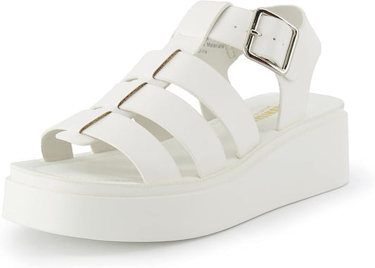 CUSHIONAIRE Women's Poppy Fisherman Platform Sandal Size 11M