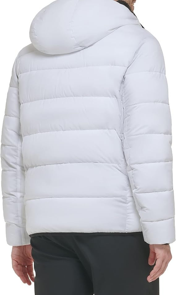 Calvin Klein Men's Hooded & Quilted Packable Jacket Size Large New With Tags!