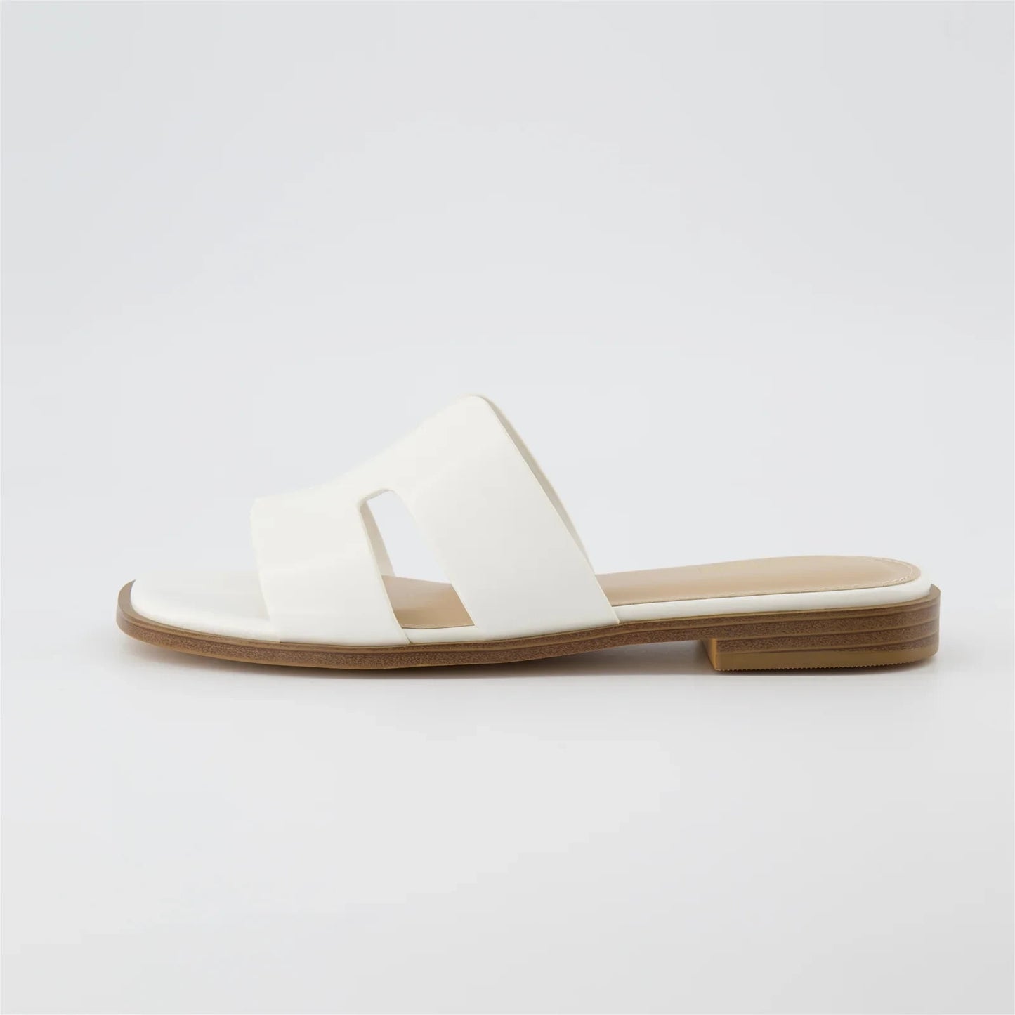 CUSHIONAIRE Voyage Slide Sandal WHITE Size 11M Brand New!