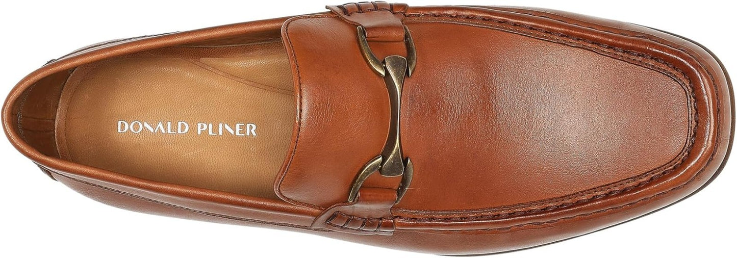 Donald Pliner Dannie Slip-On Leather Loafer -Classic Dress Shoes