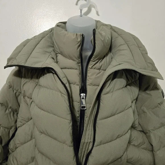 DKNY Bib-front Lightweight Puffer SAGE Size Small New with Tags