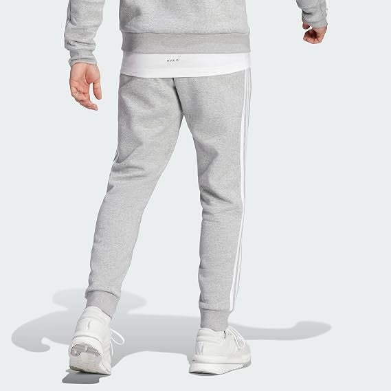 Adidas Men's Essentials Fleece 3-Stripes Tapered Cuff Pants, X-Large