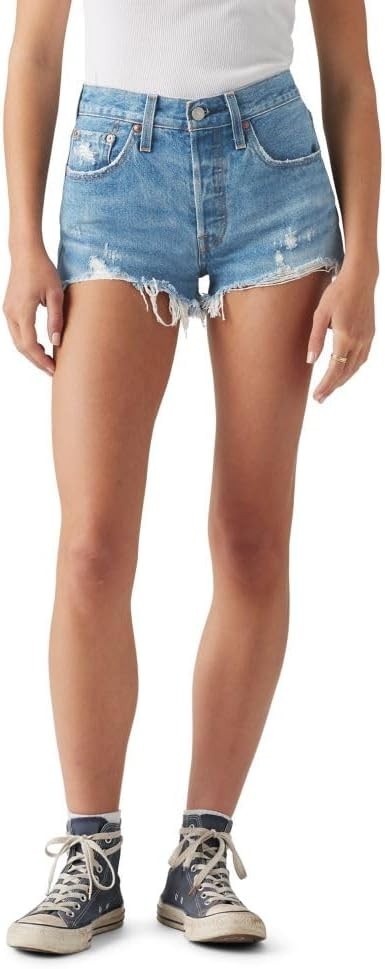 Levi's Women's Premium 501 Original Fit High Rise Shorts Size32 Brand New!