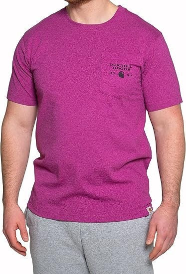 Carhartt Men's Relaxed Fit Heavyweight Short-Sleeve Pocket Logo New with Tags!