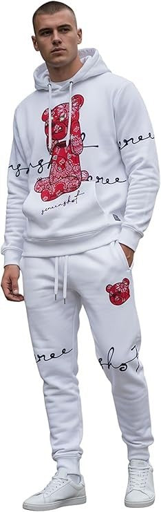 Fleece Pants Premium Urban Streetwear Graphic Sweatpants - Classic Jogger Fit