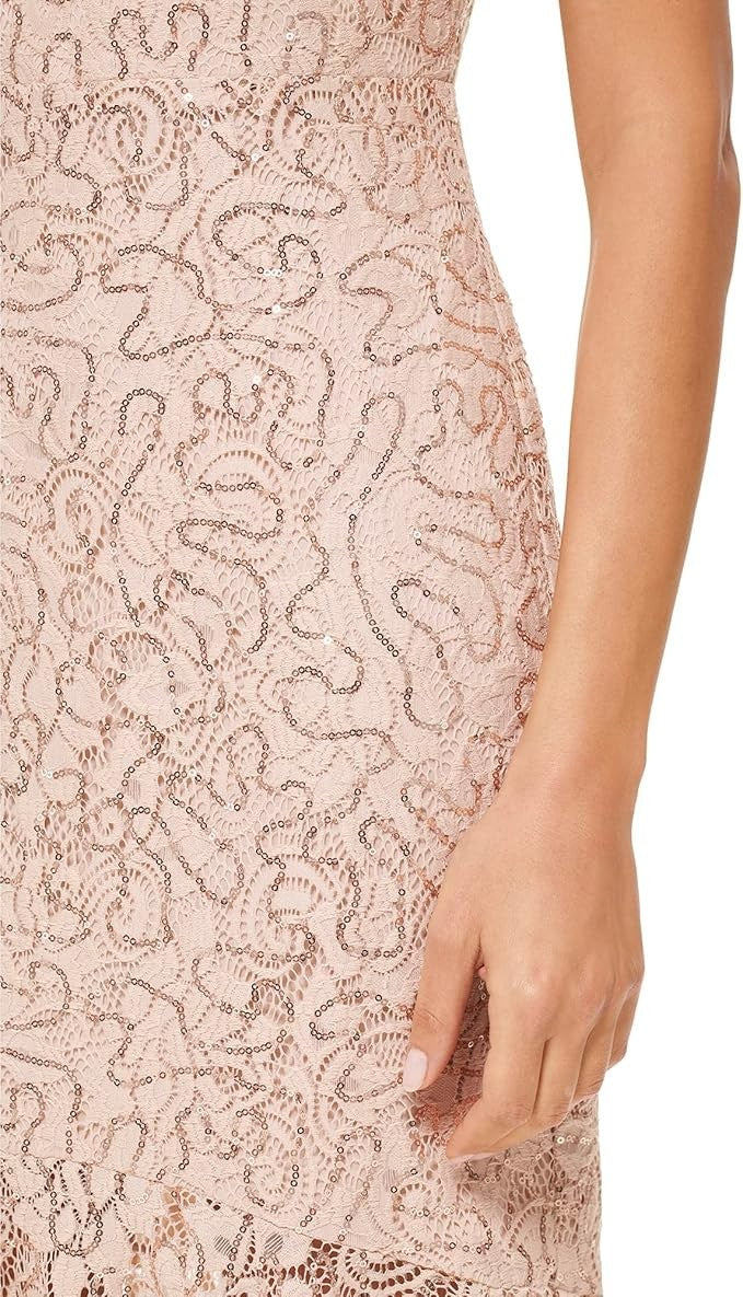 Kensie Women's Sleeveless Lace Midi Dress