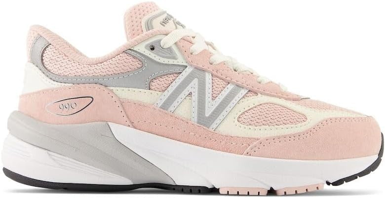 New Balance Kid's 990 V6 Lace-Up Sneaker Size 5.5 Big Kids Brand New!