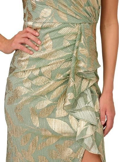Adrianna Papell Women's Foil Asymmetric 16 New with Tags!