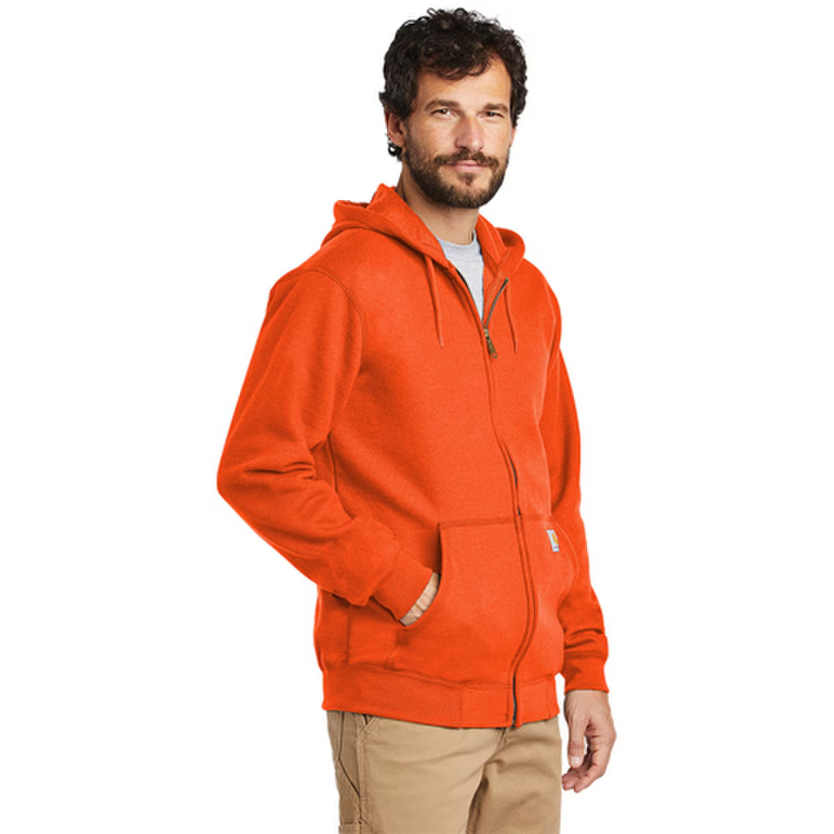 Carhartt Midweight Hooded Zip-Front Sweatshirt Size L-Tall New with Tags!