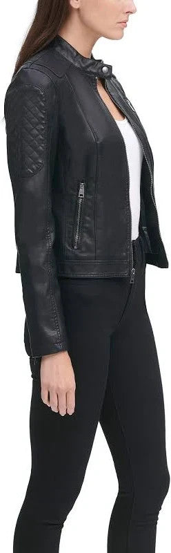 Levi's Women's Faux Leather Motocross Racer Jacket Size XL Brand New!