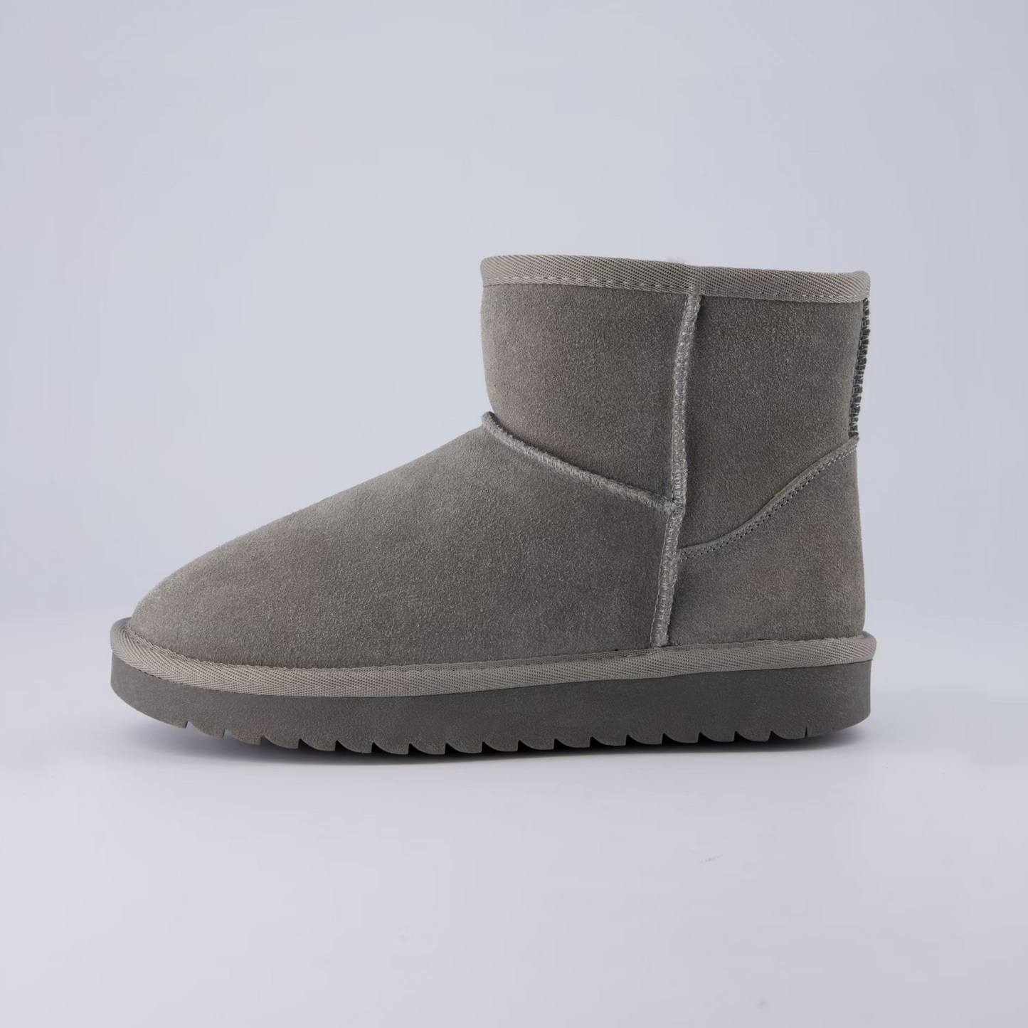 Cushionaire Hip 2 Genuine Suede Ankle Boots for Women Gray Size 8.5M Brand New!!