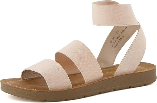 CUSHIONAIRE Indego Two Band Stretch Sandal Size 8M Brand New!