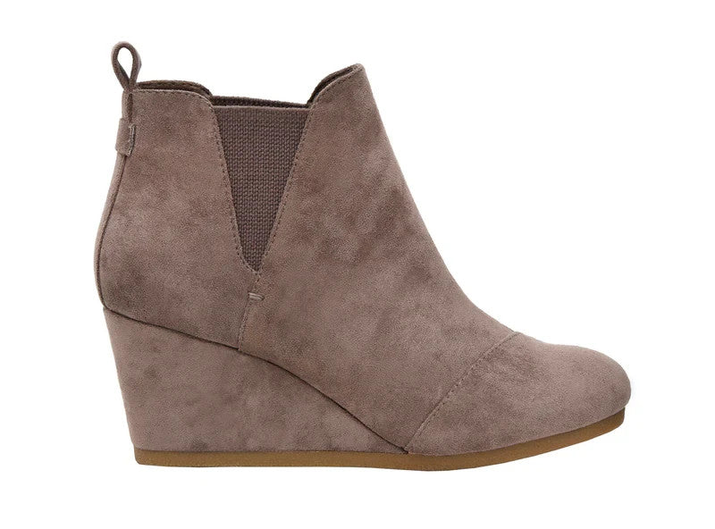 Dunes Women's Zoey Wedge Bootie TAUPE Size 8.5M Brand New!