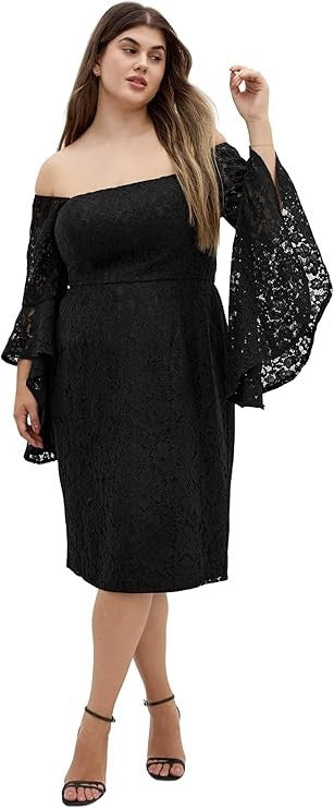 City Chic Women's Plus Size Cocktail Dress Mystic Lace Size 14Plus Brand New!