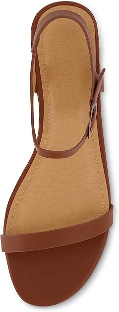 CUSHIONAIRE Women's Fontana one Band Block Heel Sandal +Memory Foam 8.5W NEW!