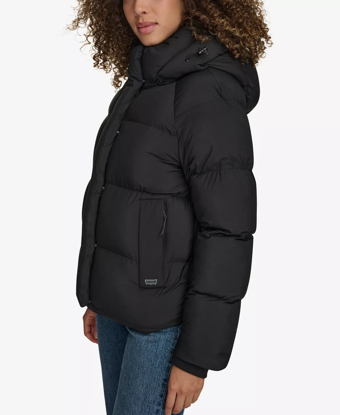 Levi's Women's Quilted Selma Hooded Puffer Jacket Size XS Brand New!