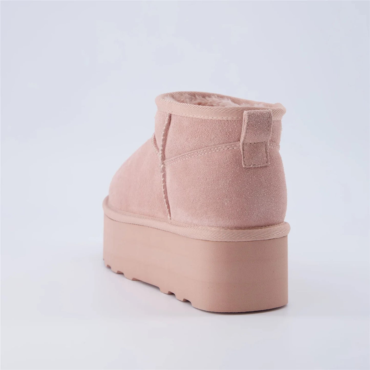 Cushionaire Hip 2 Genuine Suede Ankle Boots for Women Pink Size 8.5M Brand New!!