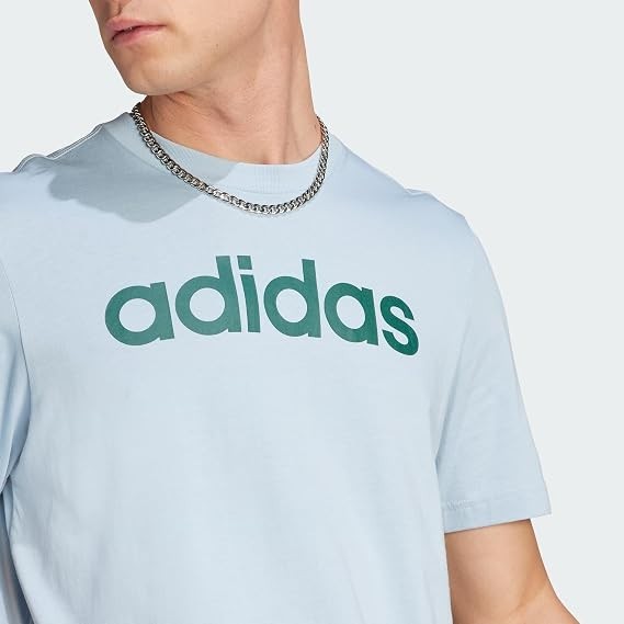 adidas Men's Essentials Single Jersey Linear Embroidered Logo T, X-Large New!
