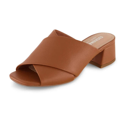 CUSHIONAIRE Garland Cross Band Dress Sandal Size 8.5M Brand New!