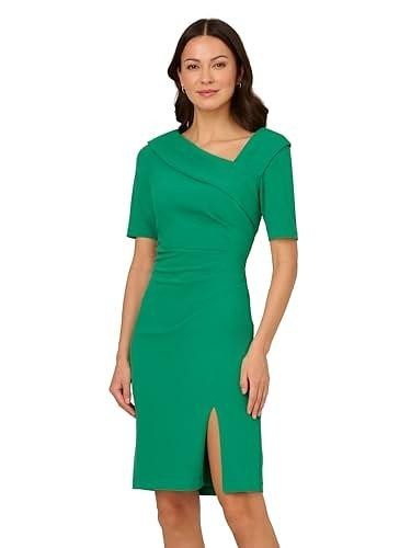 Adrianna Papell Womens Stretch Crepe Dress New with Tags!