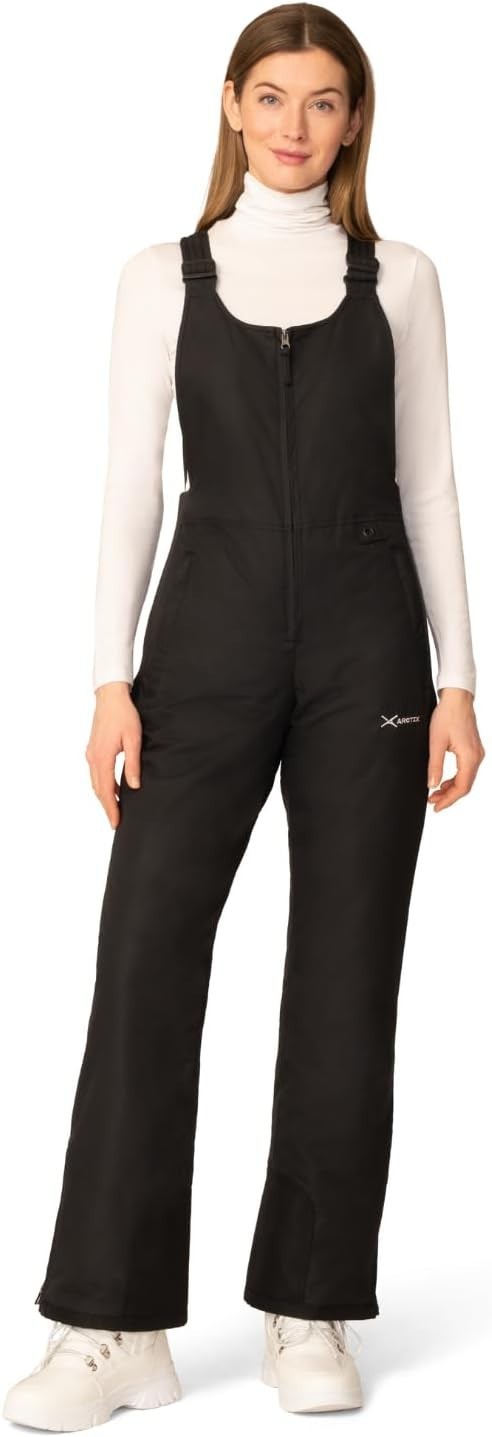 Arctix Women's Essential Insulated Ski Bibs Black Size XL 16-18 Brand New!