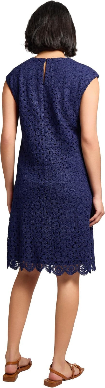 Jones New York Women's Women's Cap Sleeveless Lace Dress