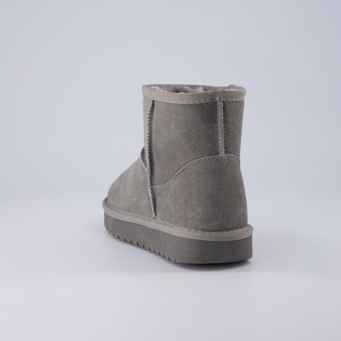 Cushionaire Hip 2 Genuine Suede Ankle Boots for Women Gray Size 8.5M Brand New!!