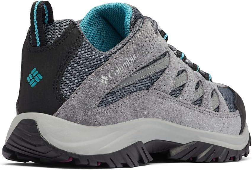 Columbia Womens Crestwood Hiking Shoe, GraphitePacific Rim, 12 New with Tags!