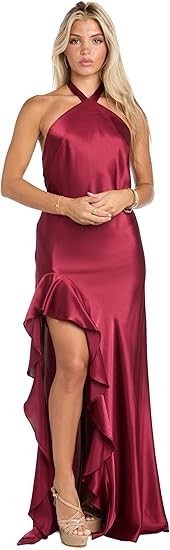 Morgan and CO Women's Glimmer Night Satin Dress New with Tags!