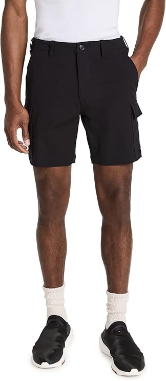 Theory Men's Zaine Car Shorts 7 Neoteri  Black Brand New!