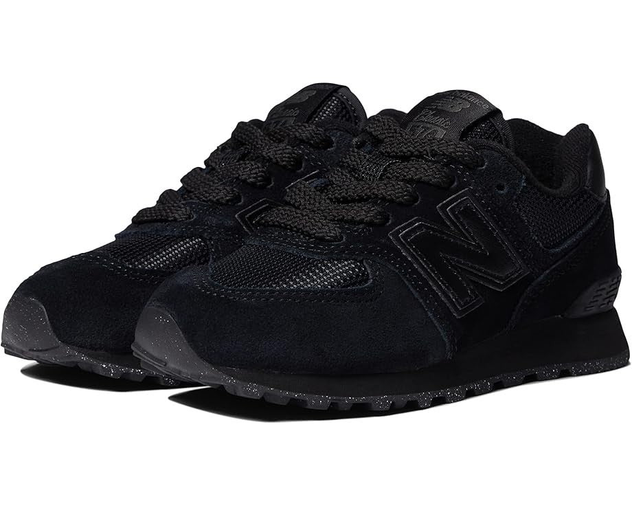 New Balance Kid's 574 Core Bungee Sneaker Black Size 5W Toddler Brand New!
