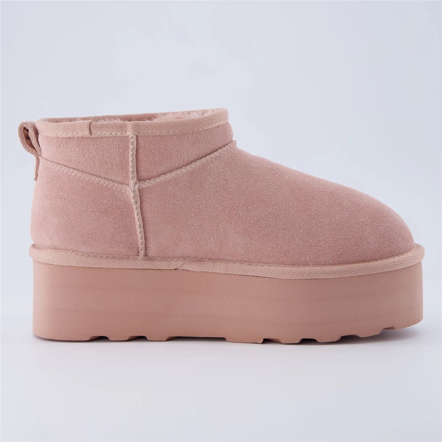 Cushionaire Hip 2 Genuine Suede Ankle Boots for Women Pink Size 8.5M Brand New!!