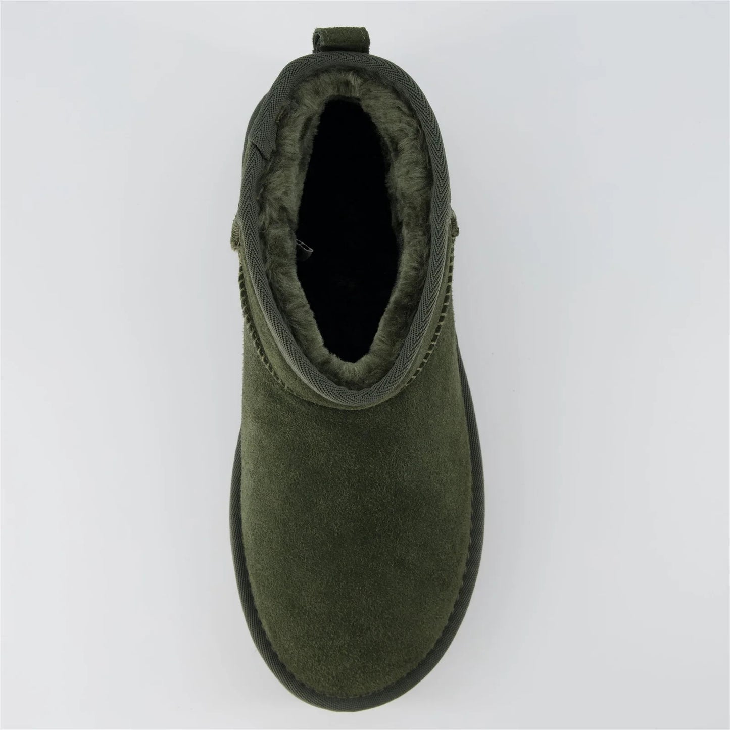 Cushionaire Hip 2 Genuine Suede Ankle Boots for Women Green Size 11M Brand New!