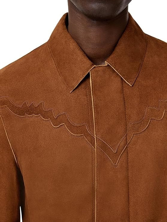 John Varvatos Suede Marlee Jacket Size 56 (2XL US) Brand New in Original Package