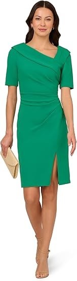Adrianna Papell Woman's Stretch Crepe Dress