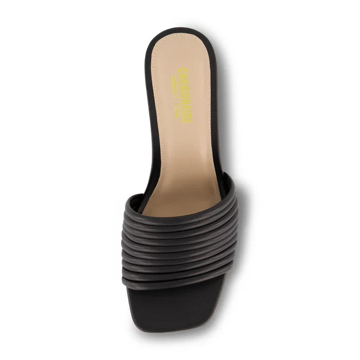 CUSHIONAIRE Irma One Band Dress Heel Black Size 9M Brand New!