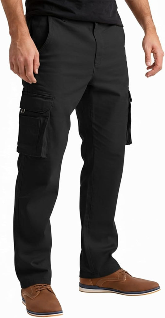 Alamo Casual Cargo Pants for Men - Stretchable, Regular Fit Cargo Work Pants