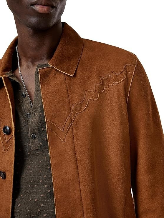 John Varvatos Suede Marlee Jacket Size 56 (2XL US) Brand New in Original Package