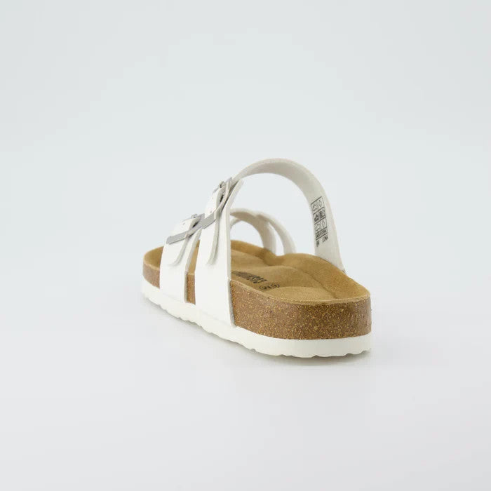 CUSHIONAIRE Luna Cork Footbed White Size 6W Brand New!!
