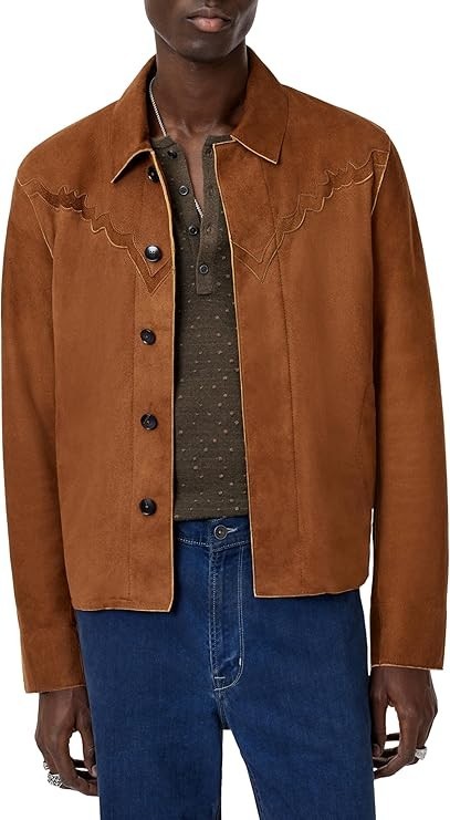 John Varvatos Suede Marlee Jacket Size 56 (2XL US) Brand New in Original Package