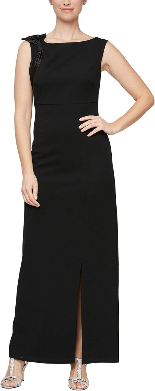 S.L. Fashions Women's Long Sleeveless Column Dress Size 14 New with Tags!