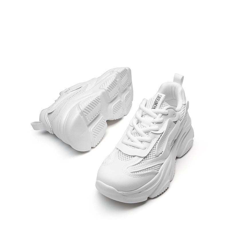 DREAM PAIRS Women's Jaxon Platform Lace Up Fashion Sneakers Size 8 Brand New!