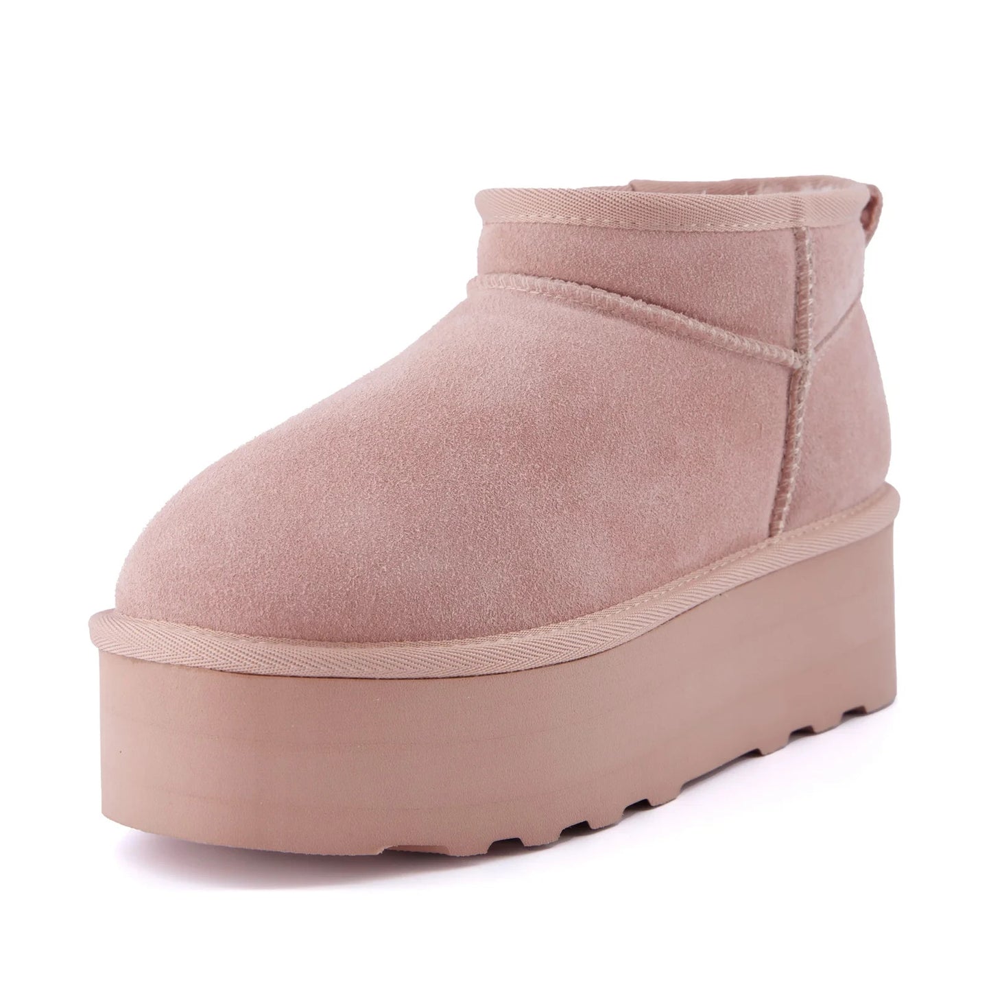 Cushionaire Hip 2 Genuine Suede Ankle Boots for Women Pink Size 8.5M Brand New!!