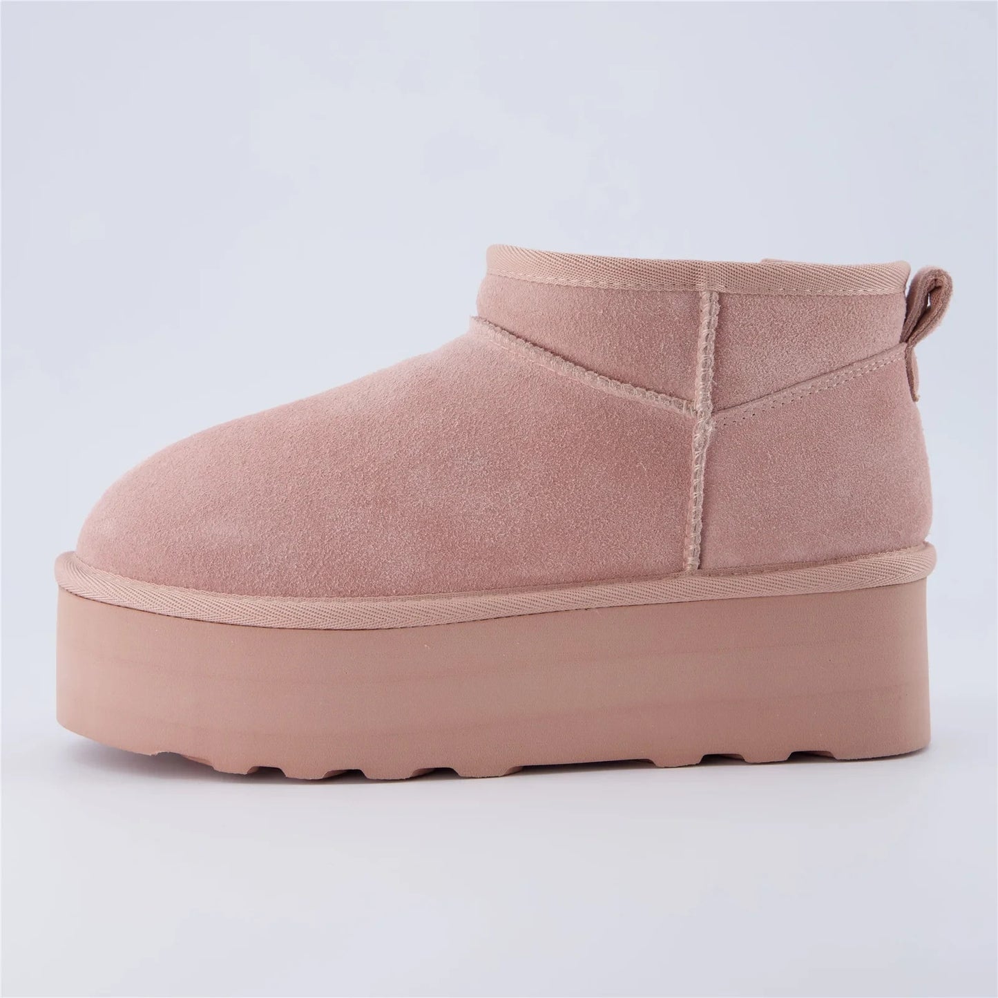 Cushionaire Hip 2 Genuine Suede Ankle Boots for Women Pink Size 8.5M Brand New!!
