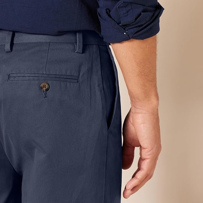 Amazon Essentials Men Classic-Fit Wrinkle-Resistant Flat-Front Chino Pant 36X34