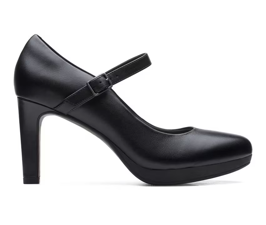 Clarks Women's Ambyr Shine Leather Pumps Size 8.5M Brand New!