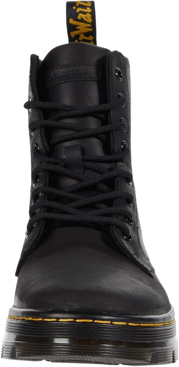 Dr. Martens Women Lace Fashion Boot, Black Wyoming Size 9
